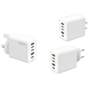 PD25W Fast Charging Travel Charging Head New Multi-port 3PD+2USB Dual-Port 5V/2.4A <b>Adapter</b> for Mobile Phone Type-<b>C</b> Charger - Product Image 1