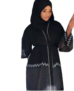 Đầm Abaya Dáng Ôm Đầm Nữ Hồi Giáo Hồi Giáo Châu Phi Đính Pha Lê Trang Phục ĐầM Dạ HộI