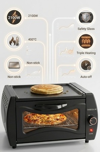 Horno Eléctrico Comercial de 15 Litros para Panqueques, Horno de Panadería Doméstico para Hornear Tostadas, Horno Eléctrico de Encimera para Desayunos en Restaurantes - Product Image 4