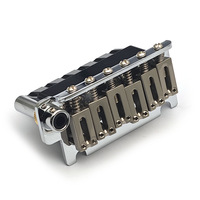 GALYDA Full-Size Chrome 52.5mm String Spacing Electric Guitar Bridge Tremolo Stainless Steel Block Metal for Stringed