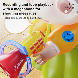 Mini mégaphone éducatif personnalisé pour enfants, utilisation <span class=keywords><strong>en</strong></span> extérieur, batterie remplaçable <span class=keywords><strong>en</strong></span> plastique, <span class=keywords><strong>musique</strong></span> pré-enregistrée - Product Image 4