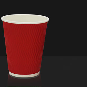 DD2276 500 Piezas Vasos de Papel Corrugado Aislantes para Bebidas Calientes/Frías, Vasos Desechables Marrones para Café con Tapas, Aptos para Contacto con Alimentos - Product Image 5