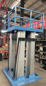 4 מ '6m 8m 10m 12m תורן אלומיניום נייד הידראולי חשמלי אחד אדם להרים שני אדם להרים סולם התורן מעלית עם גלגל - Product Image 4