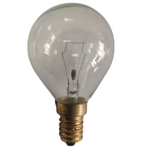 <span class=keywords><strong>Ampoule</strong></span> de <span class=keywords><strong>four</strong></span> en verre G45 <span class=keywords><strong>230V</strong></span> E14 <span class=keywords><strong>40W</strong></span> de haute qualité avec base en laiton et fonction dimmable - Product Image 1