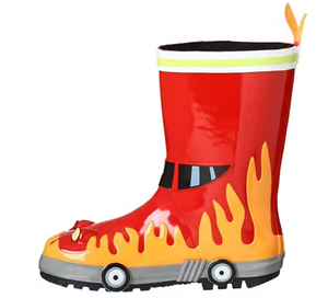 Bottes de pluie de pompier pour petits garçons Bottes de pluie pour enfants Bottes d'eau de pluie en <span class=keywords><strong>caoutchouc</strong></span> pour enfants - Product Image 1
