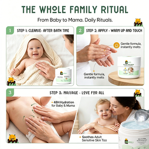 Set per la Cura della Pelle del Bambino Senza Parabeni con Olio di Avocado e Vitamina E: <span class=keywords><strong>Crema</strong></span> Viso, Olio Corpo e Shampoo in Unico Prodotto - Product Image 3