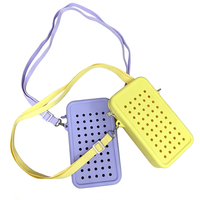Sac de plage Chinfai Stock pour femme, ultra-léger, en silicone, avec trous DIY, sac polyvalent très tendance pour la plage