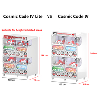 Máquina Expendedora de Juguetes Gachapon DOZIYU Cosmic Code IV Lite, Cápsula Grande, Apta para Áreas con Restricción de Altura