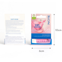 Baume à lèvres hydratant longue durée à la rose douce 4,8 g Parfum floral Baume à lèvres naturel anti-fissures