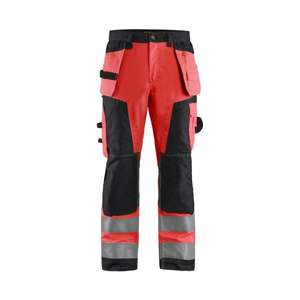 BLAKLADER - 156818115599C46 Pantalon d'artisan haute visibilité Rouge/Noir-EAN 7330509402993 HI-VIS WORKWEAR - Product Image 1