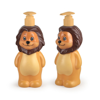 Flacon de gel douche en plastique vide pour bébé en forme d'éléphant, flacon de shampoing pour bébé, vente en gros, 300 ml, 10 oz, cosmétique unique, lotion en PE