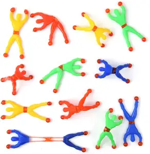Multicolored Sticky Action Figure Rolling Men Climber Wall Man Toys for Party Favor Window Crawler Men