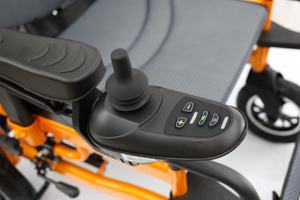 電動車椅子強力モーター折りたたみ式軽量車椅子ポータブル折りたたみ式高齢者および障害者用 - Product Image 5