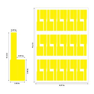 A4 Network <strong>Cable</strong> <strong>Labels</strong> P-Type Waterproof Power <strong>Cable</strong> Blank Color <strong>Cable</strong> Adhesive <strong>Labels</strong>