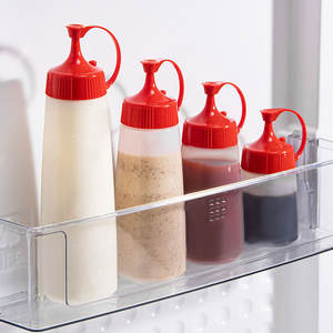 Distributeur universel de sauces pour cuisine, rouge, 1 pièce, lavage à la main uniquement, pour le stockage d'huile, de vinaigre et de sauces - Product Image 5