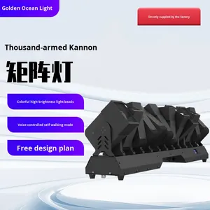 12 pièces 60W pour barre lumineuse à faisceau de tête mobile Source LED <span class=keywords><strong>Disco</strong></span> Live 12 têtes matrice dynamique pour la performance de Guanyin à mille mains - Product Image 2