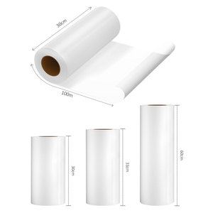 Rollo de película PET para sublimación DTF de 60 cm x 100 m, hojas A3 A4, doble cara, mate, brillante, película de impresión por transferencia de calor con despegue en caliente y en frío. - Product Image 2