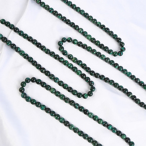 Wholesale Brazilian <strong>Emerald</strong> <strong>Drop</strong> <strong>Beads</strong> Emrald Round <strong>Beads</strong> Loose Stone <strong>Beads</strong> for Jewelry Making DIY - Product Image 5