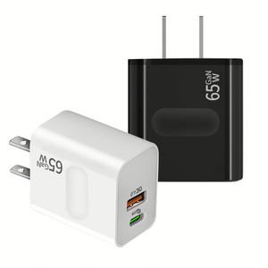 65W Dual Interface USB PD Fast Charging Wall Charger US <b>EU</b> Plug Full-protocol QC4.0 PD35W Mobile Phone Power <b>Adapter</b> - Product Image 2
