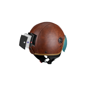Casco Ligero de Motocicleta, Scooter, Go-Kart, <span class=keywords><strong>Ciclomotor</strong></span>, Bicicleta Eléctrica, con Hebilla Rápida y Cara Descubierta para Uso Diario - Product Image 6