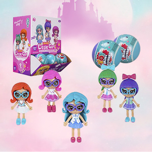 Factory OEM 24pcs DIY Assembly Fashion <b>Girls</b> Decoration <b>Toy</b> Mini Blind Box Egg Twisting Machine Kids Dress up <b>Toy</b> - Product Image 2