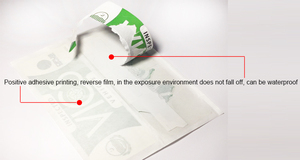 Bằng chứng giả mạo phá hoại rfid label sticker kính chắn gió tag kính - Product Image 6