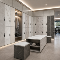 Panneau stratifié haute pression (HPL) imperméable pour cloisons de salle de bain d'hôtels et d'hôpitaux, épaisseur 12-25 mm, pour bâtiments commerciaux