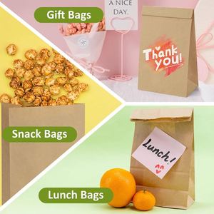 High Quality Lunch Kraft Paper Grocery Bulk <b>Bread</b> <b>Bags</b> Sack Lunch Recyclable Snack <b>Bags</b> Premium Beautiful Quality Paper <b>Bag</b> - Product Image 4