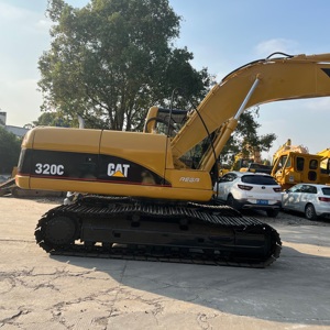 Excavatrice hydraulique Caterpillar 320C d'occasion, excavatrice sur chenilles CAT 320C d'occasion avec pièces d'origine, faible nombre d'heures, stable - Product Image 6