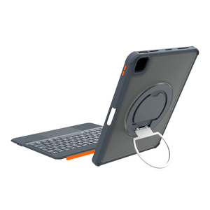 Clavier rotatif professionnel à 360 degrés Pro 11 M5 2026 avec étui, rétroéclairage 7 couleurs, pavé tactile multipoint et emplacement intégré pour stylet - Product Image 5