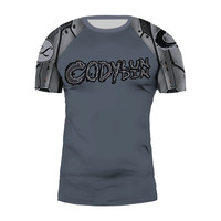 Ensemble d'entraînement BJJ 2 pièces pour garçons, manches longues, imprimé par sublimation, rashguard, shorts MMA, séchage rapide, vêtements de sport pour jeunes boxeurs