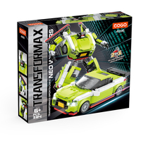 Bloques de Construcción COGO, Gran Venta, Bloques de Transformación, Coche Deportivo, Ladrillos de Construcción para Niños