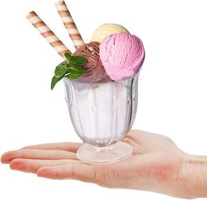 Gobelets en plastique jetables avec couvercles Emballage de tasse à café personnalisée pour thé à bulles Yaourt carré en plastique Pudding Fruit Cums pp - Product Image 4