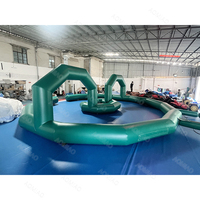 Parcours d'obstacles gonflable commercial, jeu gonflable Wipeout pour la cohésion d'équipe, idéal pour la location événementielle