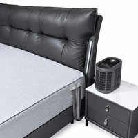 Matelas chauffant à prise Schuko 230V pour Allemagne, certifié CE EN 60335, surmatelas intelligent à double zone de refroidissement par eau pour lit allemand