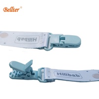 Laisse-tétine à motif animal pour bébé avec chaîne en ruban et sangle pour tétine Chupetas