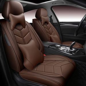 Accesorios para Coche, Decoración Interior, Fundas de Asiento Delanteras de Cuero Sintético PU, 9 Piezas, Universales para BMW, Ford - Product Image 5
