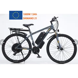 1000W 48V 13Ah detachable lithium battery bicicleta electrica fast speed waterproof electric bicycle eu stock
