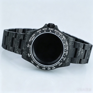 Boîtier de montre en fibre de carbone avec lunette et bracelet, ensemble de pièces de montre durables entièrement en fibre de carbone pour montres-bracelets NH35 NH36 8215 SW200 - Product Image 4