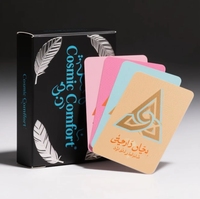 Jeu de cartes de tarot personnalisées magnifiques, motifs géométriques colorés, cartes de jeu pour cadeau de fête ou pour collectionneurs