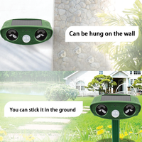 Répulsif Solaire pour Animaux avec Lumière Stroboscopique, Répulsif Extérieur à Détection de Mouvement pour Chats, Chiens, Ratons Laveurs, Cerfs, pour Jardin, Ferme, Cour