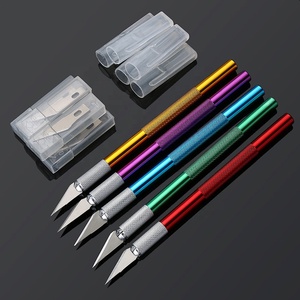 Qianya couteau à ongles en tranches de fruits, accessoire pour ongles, meilleure vente, outil de gravure d'ongles en acrylique 3D, couteaux d'art pour ongles en acier inoxydable, <span class=keywords><strong>2022</strong></span> - Product Image 1