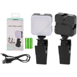 Luz de Relleno Profesional al por Mayor con Clip, Tira de Luz de Bolsillo con Temperatura de Color Ajustable para Grabar Videos de TikTok - Product Image 1