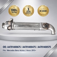 Pendingin EGR untuk Mercedes-Benz Actros / Arocs  OE A4701400575 / A4701400475  A4701400675
