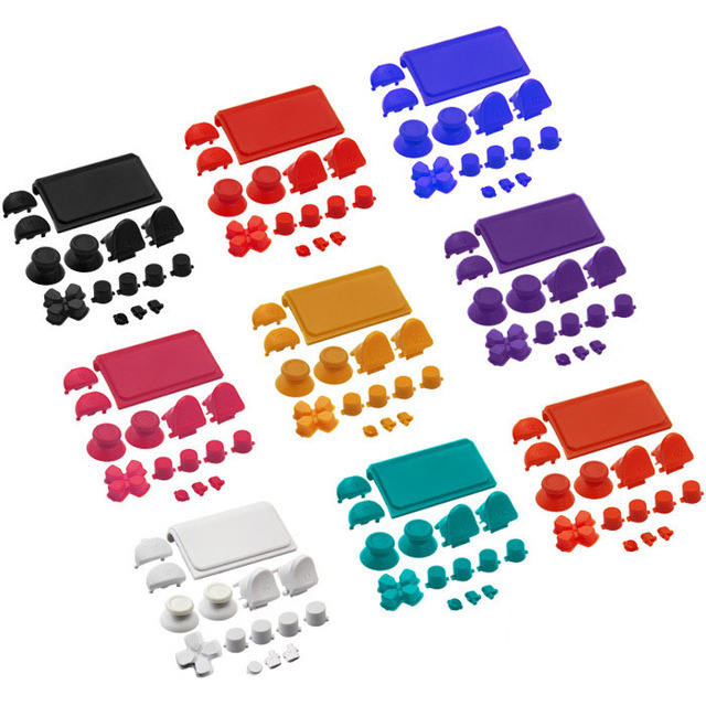 Full Button Set D Pad Trigger L1 R1 L2 R2 Buttons for PS4 Slim Controller Replacement Console Game Accessories