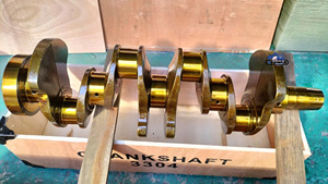 เพลาข้อเหวี่ยงเหล็กฟอร์จ Xpower ใหม่ สำหรับรถขุดตีนตะขาบ 3304 สีดำ รับประกัน 6 เดือน - Product Image 2