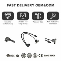 Ensemble de faisceaux de câblage intégrés avec connecteurs 9 broches pour servomoteur, retour d'information et alimentation, pour l'axe robotique de précision et le contrôle de la transmission