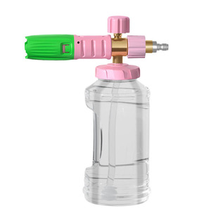 Stm High <b>Pressure</b> Foam <b>Sprayer</b> 1000ml Transparent Pa Bottle Manual Car Wash Water Gun Fan Shaped Spray - Product Image 2