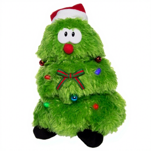 A149 Peluche <span class=keywords><strong>Animato</strong></span> Personalizzato, <span class=keywords><strong>Albero</strong></span> <span class=keywords><strong>di</strong></span> <span class=keywords><strong>Natale</strong></span> Canta e Balla con Luci, ODM OEM, Figura Luminosa Danzante, <span class=keywords><strong>Albero</strong></span> <span class=keywords><strong>di</strong></span> <span class=keywords><strong>Natale</strong></span> Canta e Balla in Peluche - Product Image 1
