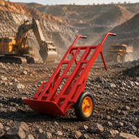 Chariot à main pliable robuste, chariot à plateforme de 200 kg pour le déménagement en entrepôt